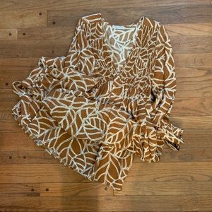 Maxi Dress - Ces Femme - Brown & White